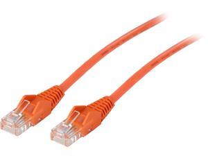 TRIPP LITE N001-003-OR 3 ft. Cat 5/5E Orange Cat5e 350MHz Snagless Molded Patch Cable (RJ45 M/M) - Orange