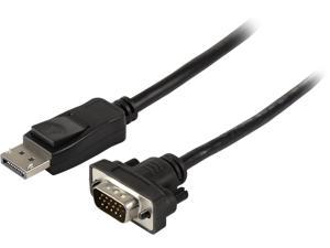 Tripp Lite P581-010-VGA 10 ft. DisplayPort to VGA Cable, Displayport with Latches to HD-15 Adapter