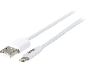 Tripp Lite M100-010-WH White USB Sync/Charge Cable with Lightning Connector, White, 10 ft. (3 m)