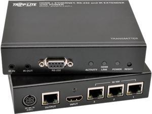 Tripp Lite BHDBT-K-E3SPI-L HDBaseT HDMI over Cat5e/6/6a Extender Kit with Ethernet, Power, Serial & IR Control Tripp Lite BHDBT-K-E3SPI-L HDBaseT HDMI over Cat5e/6/6a Extender Kit with Ethernet, Power, Serial & IR Control