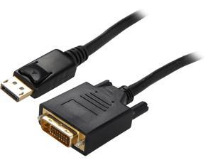 Tripp Lite P581-006-V2 6 ft. Black DisplayPort 1.2 to DVI Active Adapter M/M 1920 x 1200 1080p