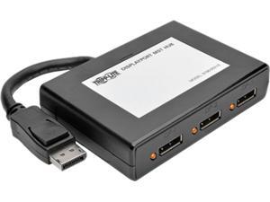 Tripp Lite B156-003-V2 3-Port DisplayPort 1.2 Multi-Stream Transport (MST) Hub, 3840 x 2160 (4K x 2K) UHD Tripp Lite B156-003-V2 3-Port DisplayPort 1.2 Multi-Stream Transport (MST) Hub, 3840 x 2160 (4K x 2K) UHD