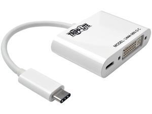 Tripp Lite USB C to DVI Video Adapter w/ PD Charging USB Type C to DVI (U444-06N-D-C) Tripp Lite USB C to DVI Video Adapter w/ PD Charging USB Type C to DVI (U444-06N-D-C)