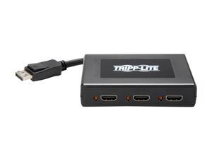 Tripp Lite B156-003-HD-V2 3-Port DisplayPort 1.2 to HDMI Multi-Stream Transport (MST) Hub, 3840 x 2160 (4K x 2K) UHD