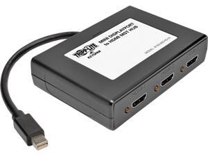 Tripp Lite B155-003-HD-V2 3-Port Mini DisplayPort 1.2 to HDMI Multi-Stream Transport (MST) Hub, 3840 x 2160 (4K x 2K) UHD Tripp Lite B155-003-HD-V2 3-Port Mini DisplayPort 1.2 to HDMI Multi-Stream Transport (MST) Hub, 3840 x 2160 (4K x 2K) UHD