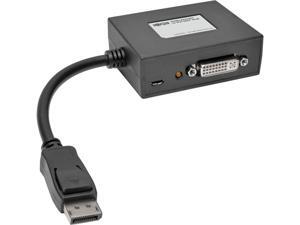 Tripp Lite B156-002-DVI-V2 2-Port DisplayPort 1.2 to DVI Multi-Stream Transport (MST) Hub, 1920 x 1080 (1080p) Tripp Lite B156-002-DVI-V2 2-Port DisplayPort 1.2 to DVI Multi-Stream Transport (MST) Hub, 1920 x 1080 (1080p)