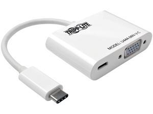 Tripp Lite USB C to VGA Adapter Converter w/ PD Charging,USB Type C to VGA (U444-06N-V-C)