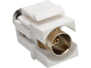 Tripp Lite BNC All-in-One Keystone/Panel Mount Coupler (F/F), 75 Ohms (A230-001-KP)