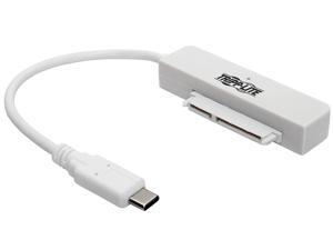 Tripp Lite 6in USB-C Gen 2 to SATA III Adapter w/ UASP 2.5-3.5" Hard Drives Tripp Lite 6in USB-C Gen 2 to SATA III Adapter w/ UASP 2.5-3.5" Hard Drives