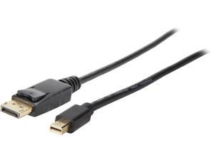Tripp Lite Mini DisplayPort to DisplayPort 1.2 Adapter Cable 4K @ 60Hz 10 ft. (P583-010-BK)