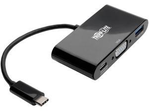 Tripp Lite USB C to VGA Multiport Adapter w/USB Hub PD Charging 1080p Black (U444-06N-VUB-C) Tripp Lite USB C to VGA Multiport Adapter w/USB Hub PD Charging 1080p Black (U444-06N-VUB-C)