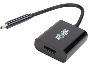 Tripp Lite USB C to HDMI Adapter Converter M/F 4K USB Type C to HDMI Black (U444-06N-HDB-AM)