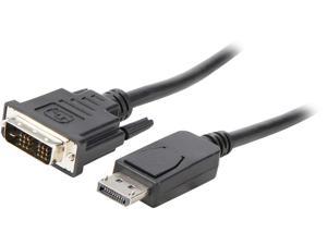 Tripp Lite DisplayPort to DVI-D Adapter Cable DP w/ Latches M/M 1080p 3ft (P581-003)