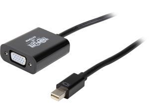 Tripp Lite Mini DisplayPort 1.2 to VGA Adapter Active 1080p Black mDP to VGA (P137-06N-VGAV2B) Tripp Lite Mini DisplayPort 1.2 to VGA Adapter Active 1080p Black mDP to VGA (P137-06N-VGAV2B)