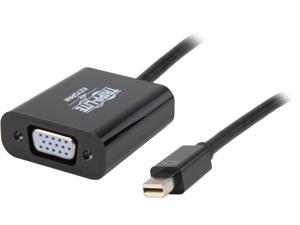 Tripp Lite Mini DisplayPort to VGA Adapter Active 1080p Black mDP to VGA (P137-06N-VGAB) Tripp Lite Mini DisplayPort to VGA Adapter Active 1080p Black mDP to VGA (P137-06N-VGAB)