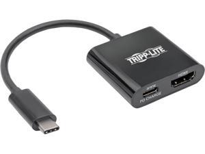 Tripp Lite USB C to HDMI Adapter Converter w/ PD Charging 4K USB Type C (U444-06N-H4B-C) Tripp Lite USB C to HDMI Adapter Converter w/ PD Charging 4K USB Type C (U444-06N-H4B-C)