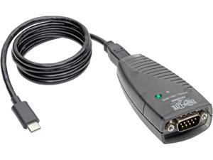 Tripp Lite Keyspan High Speed USB C to Serial Adapter DB9 3ft USB Cable TAA (USA-19HS-C)