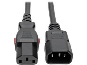 Tripp Lite Power Extension Cord Cable C14 to Locking C13 M/F 18 AWG 10A 3ft (P004-L03)
