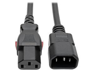 Tripp Lite Power Extension Cord Cable C14 to Locking C13 M/F 18 AWG 10A 6ft (P004-L06) Tripp Lite Power Extension Cord Cable C14 to Locking C13 M/F 18 AWG 10A 6ft (P004-L06)