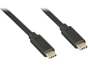 Nippon Labs 1.5 ft. USB Type C 3.1 Gen 2 Male to Male Cable, 10G, 3A, Black, 0.5m, Type-C cable