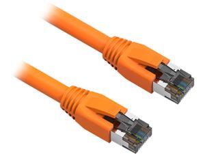 Nippon Labs 60CAT8-1-24OR 1 ft. Cat 8 Orange 2GHz, 40G, 24AWG, S/FTP - Shielded Latest 40Gbps 2000Mhz SFTP Patch Cord, Heavy Duty High Speed Cat 8 LAN Network RJ45 Cable - in Wall, Outdoor for Router, Nippon Labs 60CAT8-1-24OR 1 ft. Cat 8 Orange 2GHz, 40G, 24AWG, S/FTP - Shielded Latest 40Gbps 2000Mhz SFTP Patch Cord, Heavy Duty High Speed Cat 8 LAN Network RJ45 Cable - in Wall, Outdoor for Router,