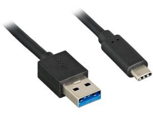 Nippon Labs 3ft. USB Type C 3.1 Gen 2 Male to Type A Male Cable 28AWG+24AWG, 10Gbps, 3A, Gold plated connectors - Black USB Type-C to A Cable 20USB3-3CMAM-G