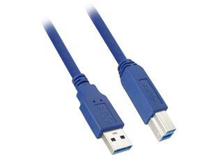 Nippon Labs 10ft.USB 3.0 Type A Male to B Male Cable for Printer and Scanner 50USB3-AB-10, Blue