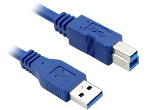 Nippon Labs USB30-5-AB 5 ft. USB 3.0 Type A Male to B Male 5ft Cable for Printer and Scanner, Blue