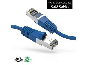 Nippon Labs Cat7 Shielded (SSTP) 600MHz Ethernet Network Booted Cable, 26AWG 9 Feet Gigabit LAN Network Cable RJ45 High Speed Patch Cable, Blue, 60CAT7-9BL