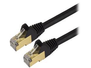 StarTech C6ASPAT15BK StarTech.com Cat6a Shielded Patch Cable - 15 ft - Black - Snagless RJ45 Cable - Ethernet Cord - Cat 6a Cable - 15ft StarTech C6ASPAT15BK StarTech.com Cat6a Shielded Patch Cable - 15 ft - Black - Snagless RJ45 Cable - Ethernet Cord - Cat 6a Cable - 15ft