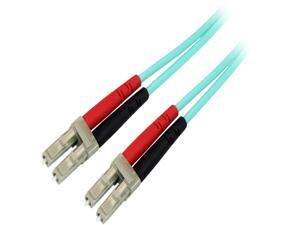 StarTech.com 450FBLCLC5 Aqua OM4 Duplex Multimode Fiber – 16 ft / 5m – 100 Gb – 50/125 – OM4 Fiber – LC to LC Fiber Patch Cable StarTech.com 450FBLCLC5 Aqua OM4 Duplex Multimode Fiber – 16 ft / 5m – 100 Gb – 50/125 – OM4 Fiber – LC to LC Fiber Patch Cable