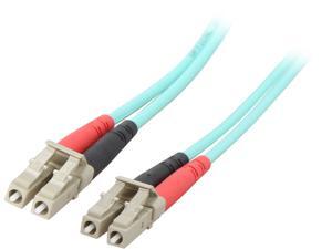StarTech 450FBLCLC3 StarTech.com Aqua OM4 Duplex Multimode Fiber - 3m / 9.8 ft. - 100 Gb - 50/125 - OM4 Fiber - LC to LC Fiber Patch Cable StarTech 450FBLCLC3 StarTech.com Aqua OM4 Duplex Multimode Fiber - 3m / 9.8 ft. - 100 Gb - 50/125 - OM4 Fiber - LC to LC Fiber Patch Cable
