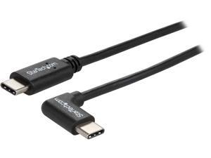 StarTech USB2CC1MR Right Angle USB-C Cable - 1m / 3 ft. - Reversible - M/M - USB Type C Cable - USB-C Charge Cable - USB C to USB C Cable StarTech USB2CC1MR Right Angle USB-C Cable - 1m / 3 ft. - Reversible - M/M - USB Type C Cable - USB-C Charge Cable - USB C to USB C Cable