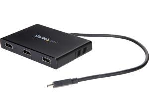 StarTech.com MSTCDP123HD 3-Port USB-C to HDMI MST Hub - 4K 30Hz - Multi-Monitor Video Splitter - Windows and Thunderbolt 3 Compatible (MSTCDP123HD)