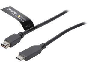 USB 3.1 Type C USB-C to Mini DisplayPort DP Male 4K Monitor Cable 1.8m 