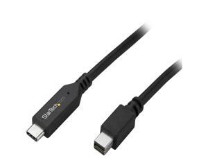 StarTech.com CDP2MDPMM1MB 1m / 3.3ft USB-C to Mini DisplayPort Cable - 4K 60Hz - Black - USB 3.1 Type C to mDP Adapter (CDP2MDPMM1MB) StarTech.com CDP2MDPMM1MB 1m / 3.3ft USB-C to Mini DisplayPort Cable - 4K 60Hz - Black - USB 3.1 Type C to mDP Adapter (CDP2MDPMM1MB)