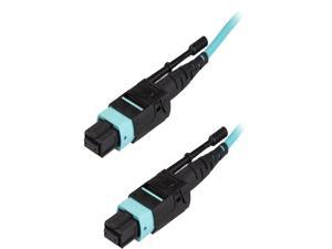 StarTech.com MPO12PL1M MTP Fiber Optic Cable - 3 ft / 1m - OM3 - 40Gb - Push / Pull Tab - Plenum - MPO / MTP Connector - Fiber Patch Cable