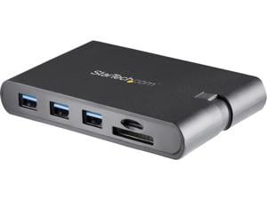 StarTech.com DKT30CHVSCPD USB C Multiport Adapter with HDMI and VGA - Mac / Windows - 3x USB 3.0 - SD / micro SD - PD 3.0 - USB C to USB 3.0 Adapter