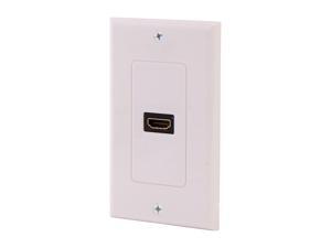 StarTech.com HDMIPLATE Single Outlet Female HDMI® Wall Plate -White StarTech.com HDMIPLATE Single Outlet Female HDMI® Wall Plate -White