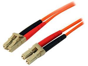 StarTech.com 50FIBLCLC5 16.4 ft. Multimode 50/125 Duplex Fiber Patch Cable LC - LC