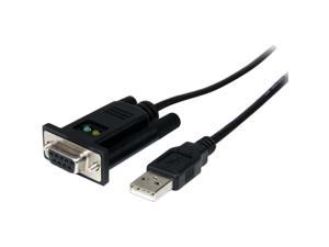 ICUSB232V2 StarTech 1-Port USB to RS232 DB9 Male to Male Serial Adapter Cable