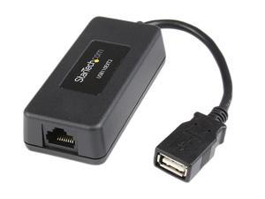 StarTech.com USB110EXT2 1 Port USB over Cat5 / Cat6 Ethernet Extender - up to 131 ft. (40m)