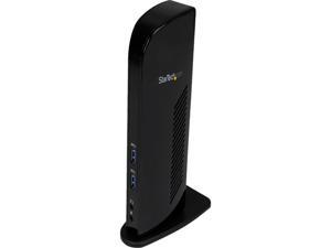 StarTech.com USB3SDOCKHD USB 3.0 Docking Station, Compatible with Windows / macOS, Supports Dual Displays, HDMI and DVI, DVI to VGA Adapter Included (USB3SDOCKHD) by StarTech.com.com