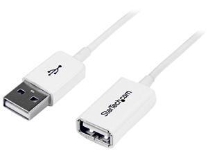 StarTech 3m (9.84 ft.) White USB 2.0 Extension Cable A to A - M/F StarTech 3m (9.84 ft.) White USB 2.0 Extension Cable A to A - M/F