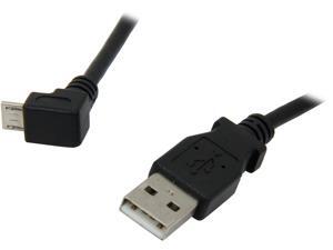 StarTech USBAUB2MU 2m Micro USB Cable - A to Up Angle Micro B StarTech USBAUB2MU 2m Micro USB Cable - A to Up Angle Micro B