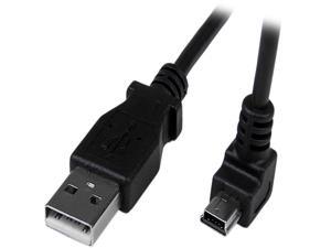 StarTech USBAMB2MD 2m Mini USB A to Down Angle Mini B Cable - Black