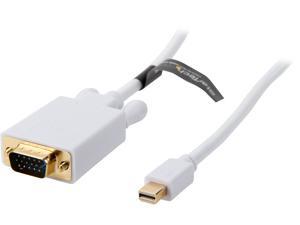 StarTech.com Model MDP2VGAMM10W Mini DisplayPort to VGA Adapter Converter Cable 1920 x 1200 Male to Male StarTech.com Model MDP2VGAMM10W Mini DisplayPort to VGA Adapter Converter Cable 1920 x 1200 Male to Male