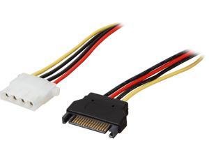 StarTech.com LP4SATAFM12 1 ft. SATA to Molex LP4 Power Cable Adapter