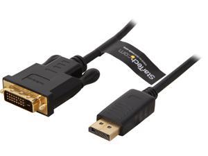 StarTech.com DP2DVIMM3BS 3 foot DisplayPort to DVI Active Adapter Converter Cable - 3 ft (0.9m) Active DP to DVI M/M Cable for PC - 1920x1200 - Black