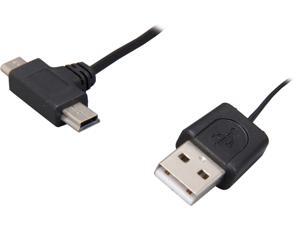 StarTech.com USBRETAUBMB Black Retractable USB Combo Cable StarTech.com USBRETAUBMB Black Retractable USB Combo Cable